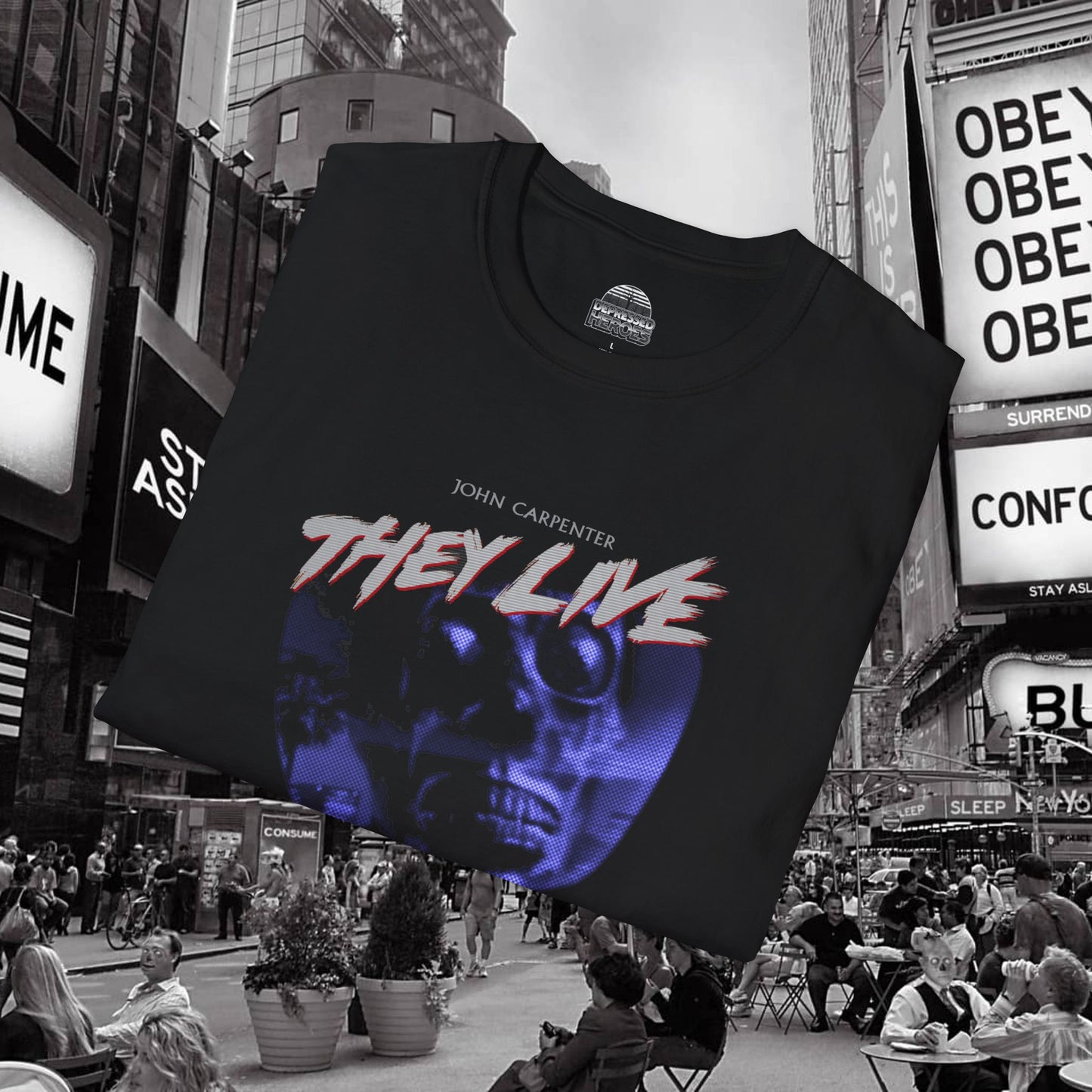 They Live John Carpenter's masterpiece tribute shirt