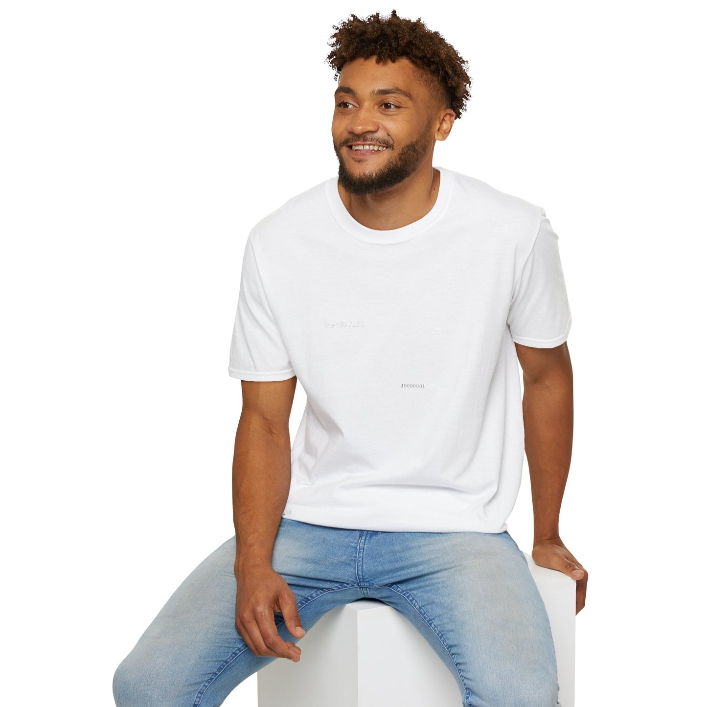 The White Album A0000001 minimalist t-shirt