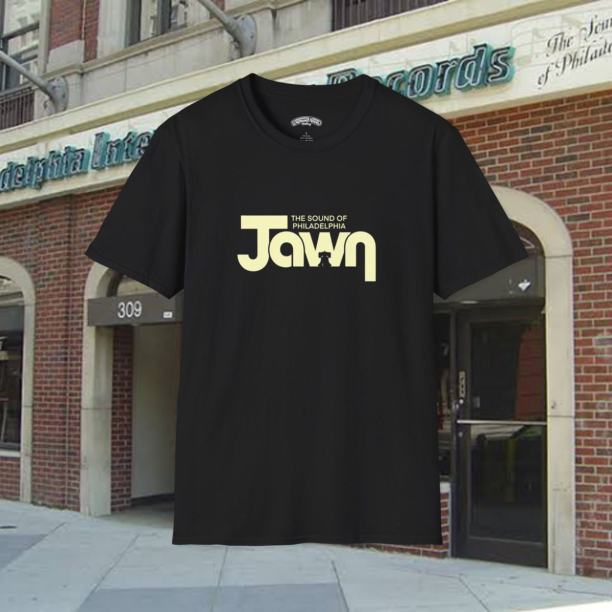 Jawn The Sound of Philadelphia red or black T-Shirt