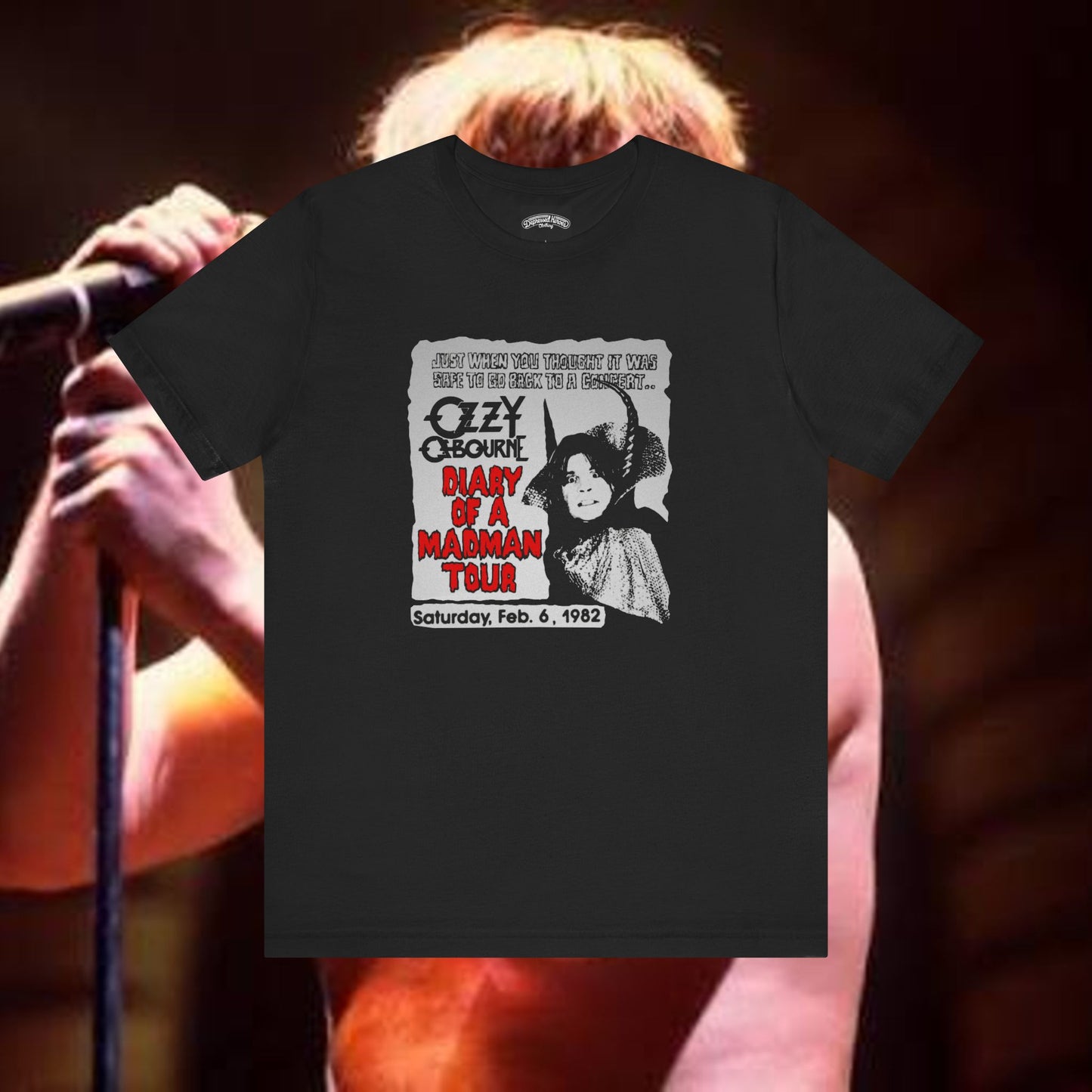 Diary of a Madman 1982 Tour Vintage Concert Tee