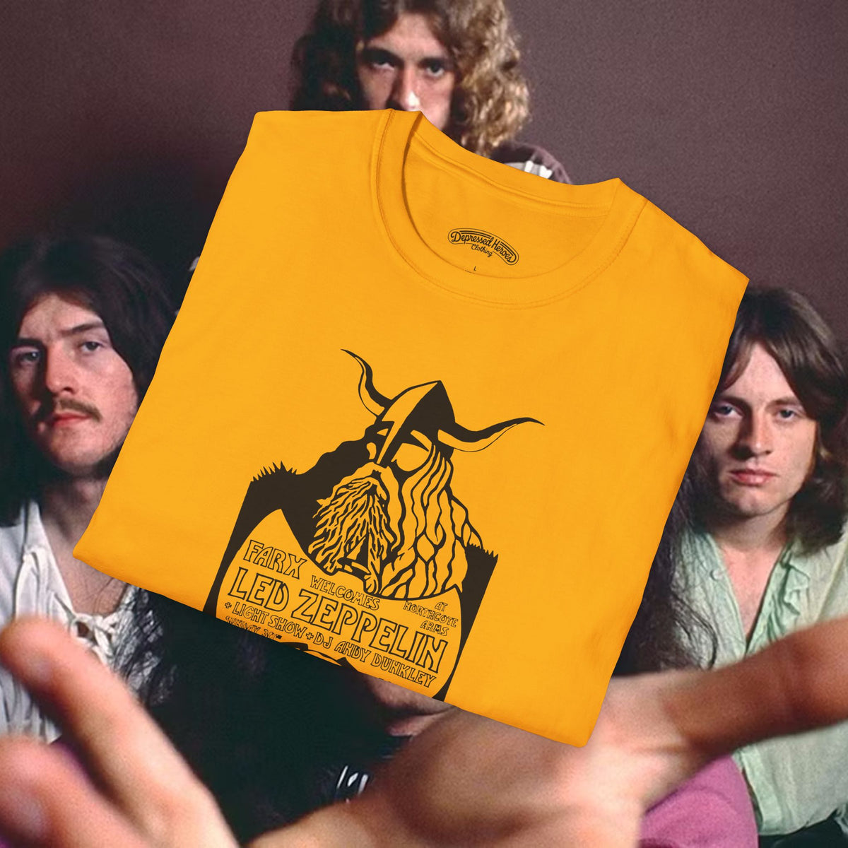 Zep at Northcote Arms vintage ad T-Shirt