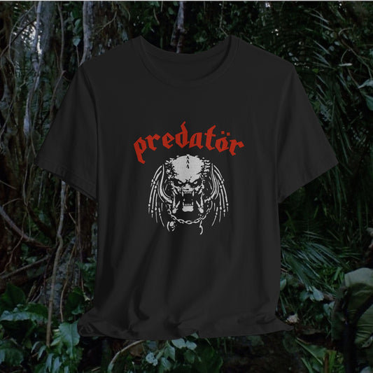 Motorhead x Predator Heavy Metal Sci-Fi Cult Film Horror MashupT- Shirt