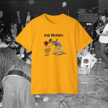 Bad Brains Ukranian Culture Center LA 1981 vintage flyer T -Shirt