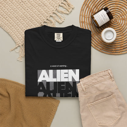 ALIEN typographic repeat T-shirt | 1979 film sci-fi graphic tee