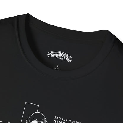 Texas Chainsaw Barbecue - Family Recipes Since 1974 Tee - Black