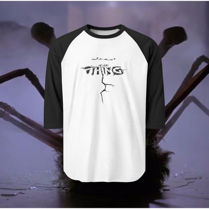The Thing Raglan Shirt Retro Horror Tee