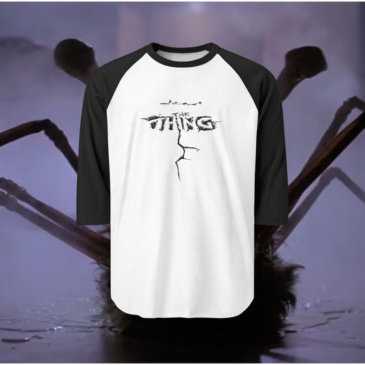The Thing Raglan Shirt Retro Horror Tee