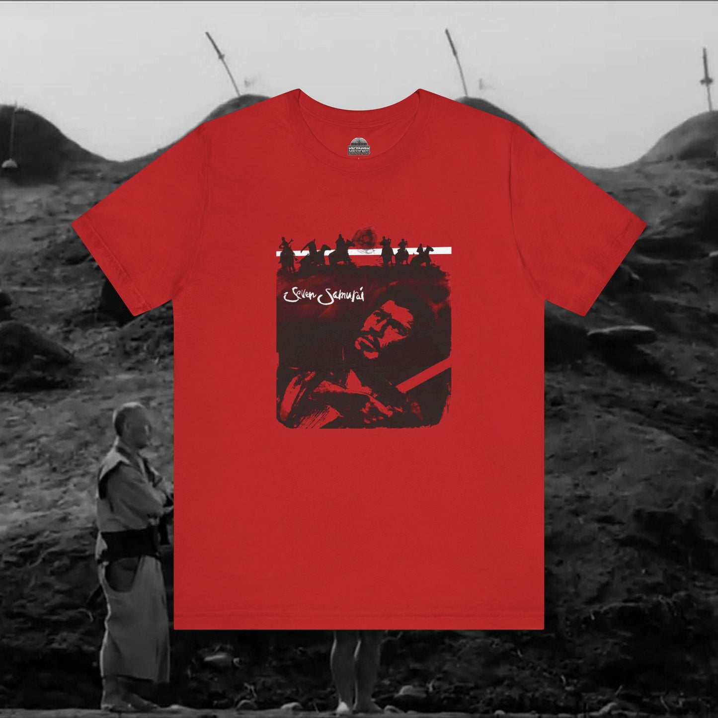 Seven Samurai T-Shirt - Akira Kurosawa Classic Film Tee - Japanese Cinema Cult Movie Merchandise