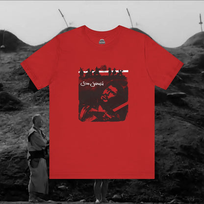 Seven Samurai T-Shirt - Akira Kurosawa Classic Film Tee - Japanese Cinema Cult Movie Merchandise
