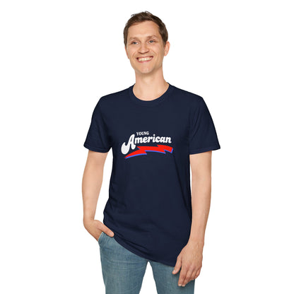 Bowie Young American vintage style navy T-Shirt