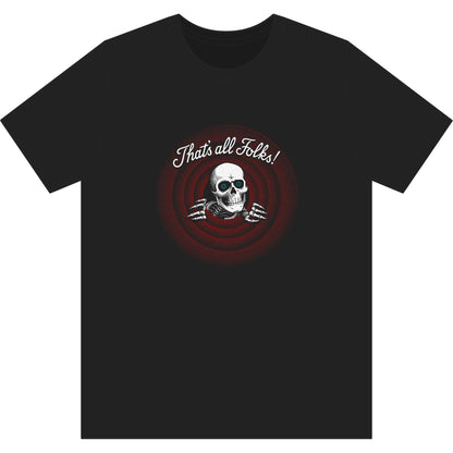 The Ripper meet Looney Tunes 'That's All Folks!' skate T-Shirt