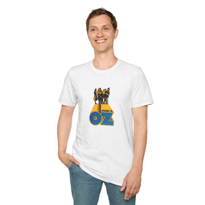 Wizard of Oz Characters Retro Logo T-Shirt | Dorothy Scarecrow Tin Man Lion