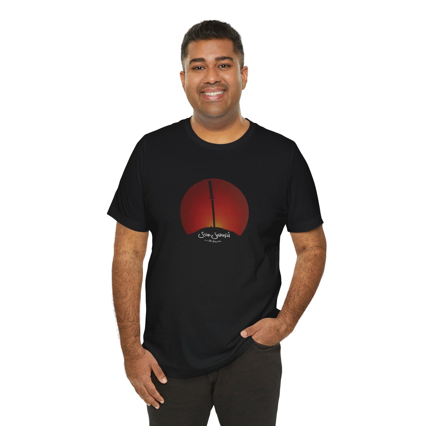 Seven Samurai T-Shirt - Akira Kurosawa Classic Film Tee - Japanese Cinema Cult Movie Merchandise