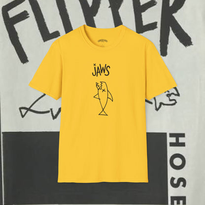 Flipper meets Jaws music film mash up T-Shirt