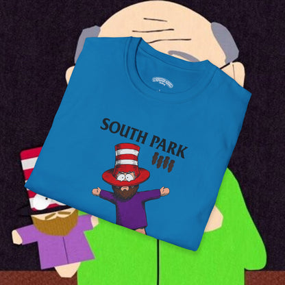 Black Flag meets South Park Mr. Hat music film mash up T-Shirt
