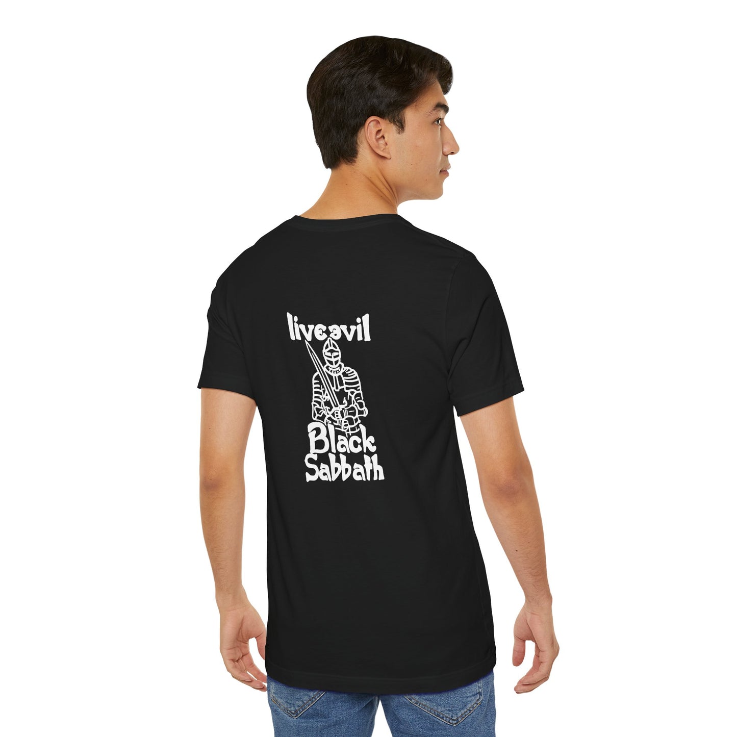 Sabbath Live Evil double sided heavy metal shirt