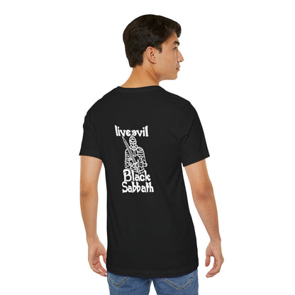 Sabbath Live Evil double sided heavy metal shirt