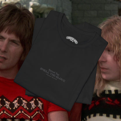 Spinal Tap Smell The Glove none more black T-Shirt