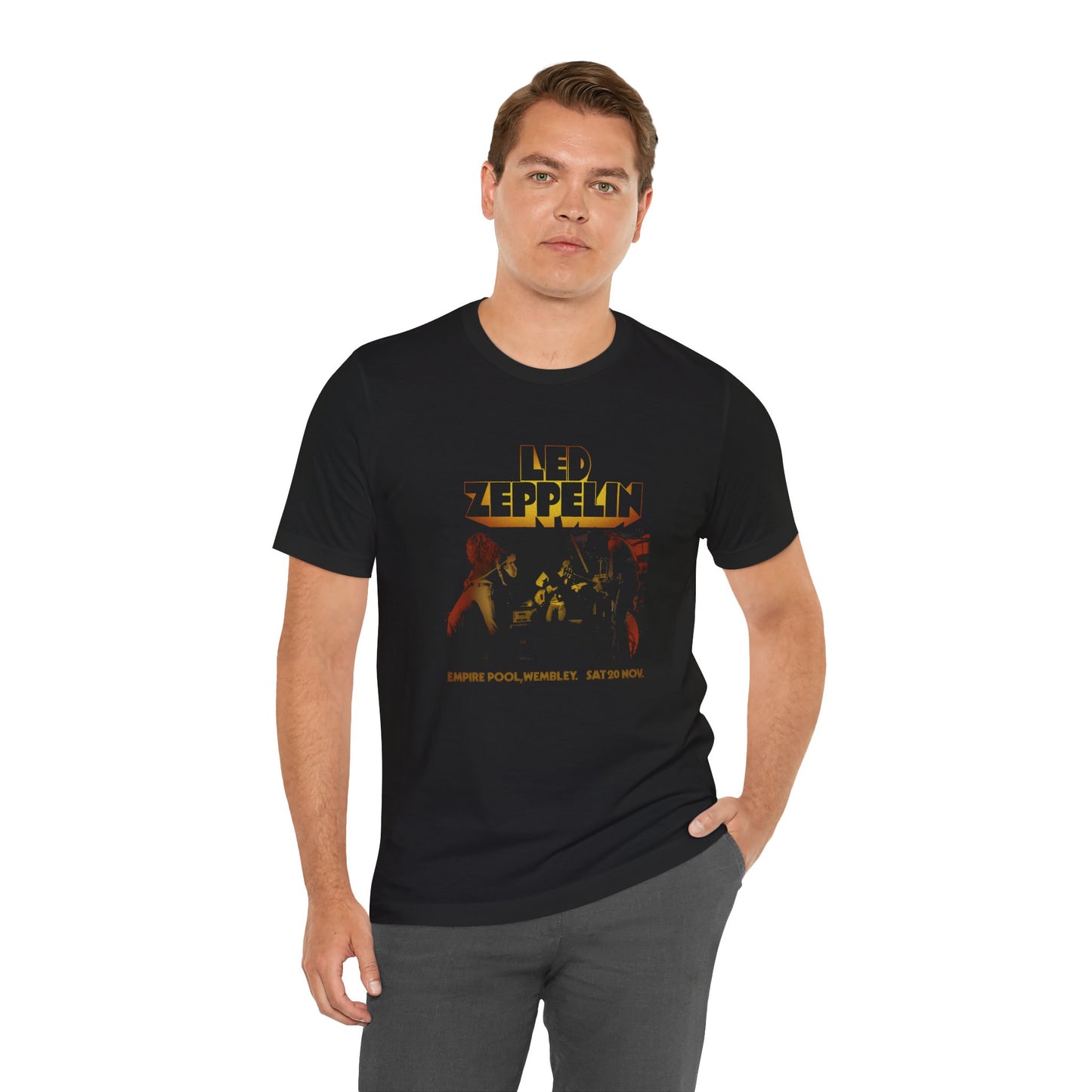 Led Zeppelin Tour Tee — Empire Pool Wembley Concert Shirt