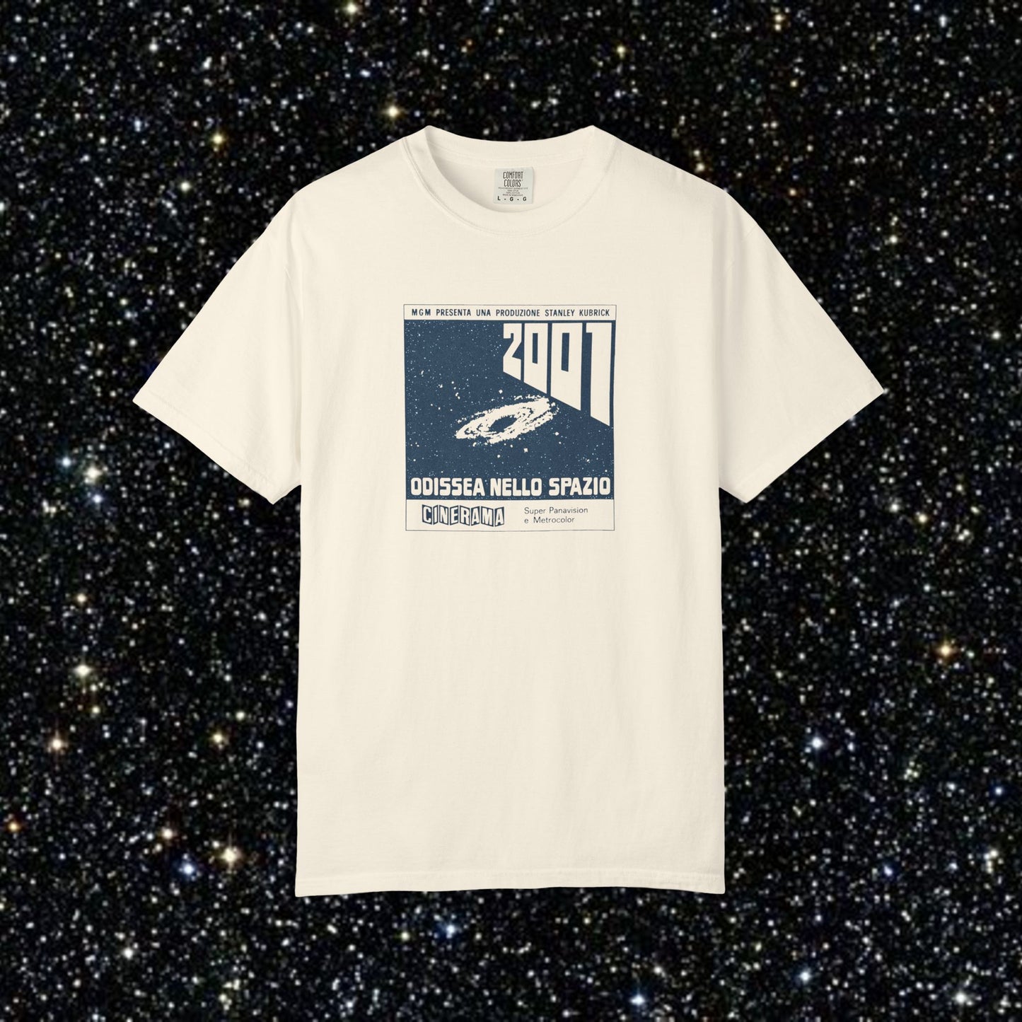 2001: A Space Odyssey Poster T-Shirt | Vintage 1968 Italian Film Art