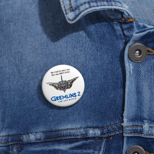 Gremlins 2 The New Batch promotional pin button