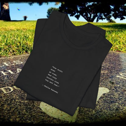Charles Bukowski poem double sided T-Shirt