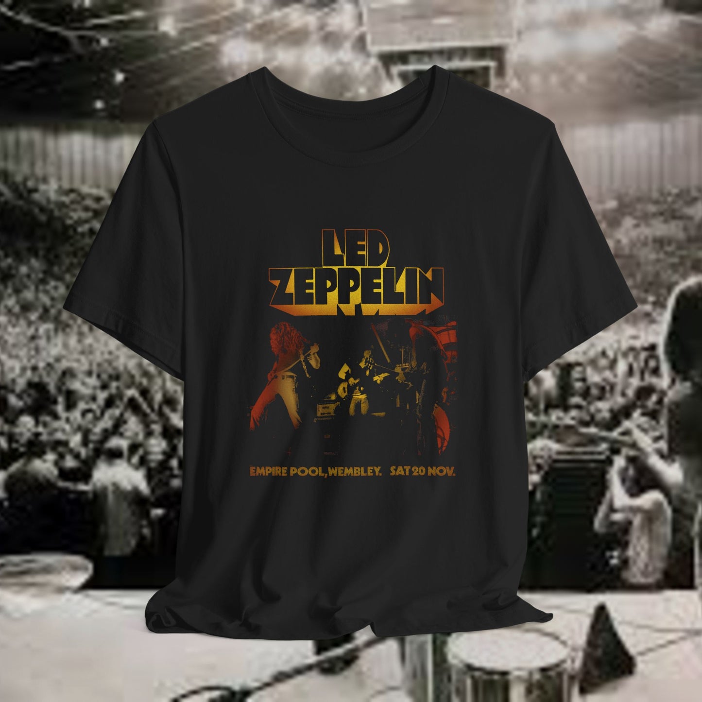 Led Zeppelin Tour Tee — Empire Pool Wembley Concert Shirt