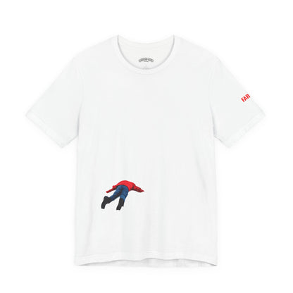 Fargo minimalist design, with title on sleeve  t-shirt
