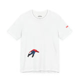 Fargo minimalist design, with title on sleeve  t-shirt