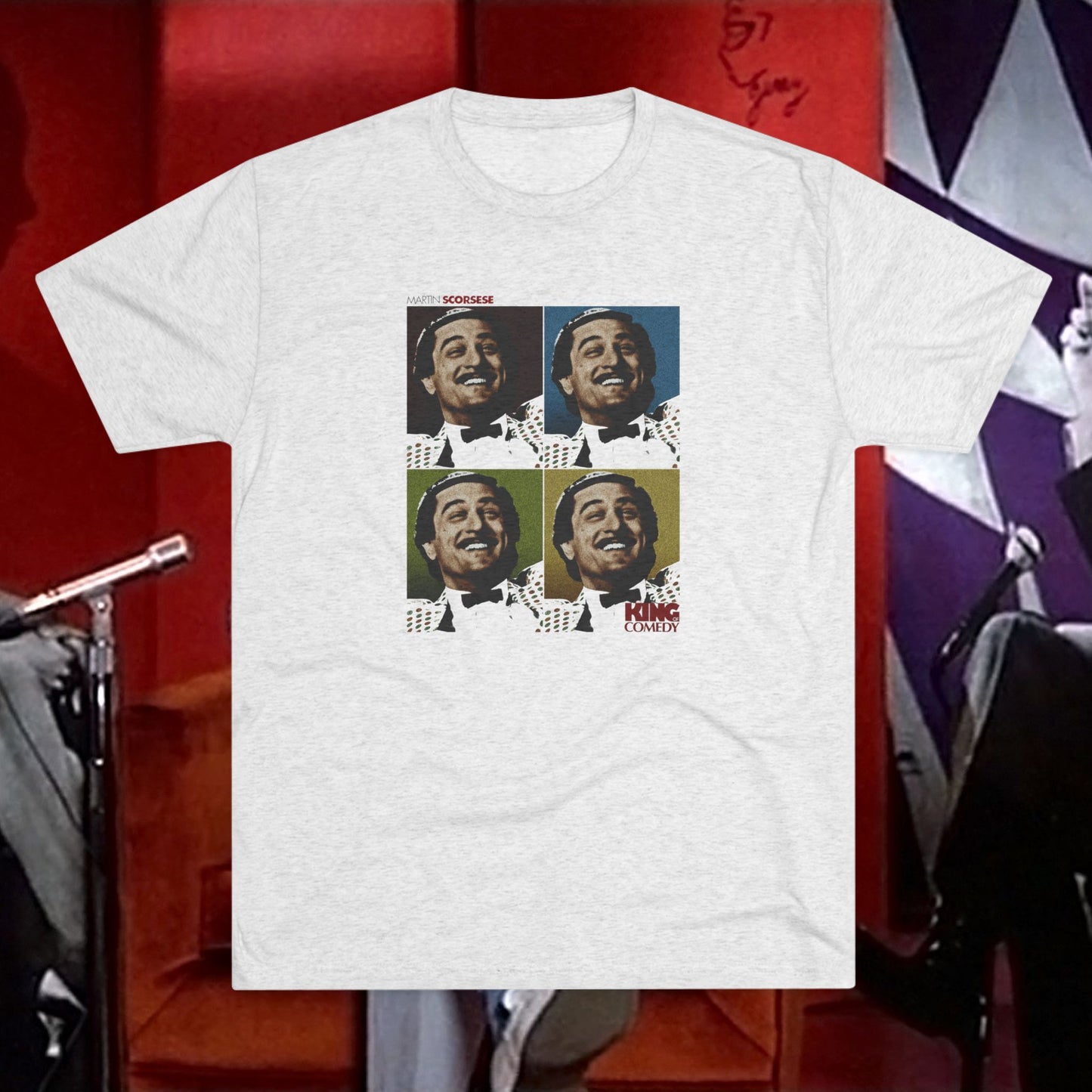 The King of Comedy Robert Deniro french film poster tri-blend soft T-Shirt