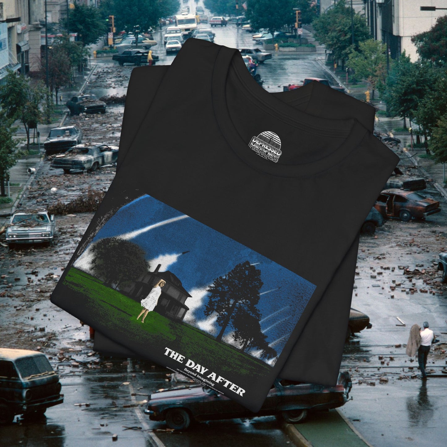 The Day After 1983 T-Shirt | 80s TV Movie Nostalgia | Cold War Gen X Trauma Retro 1980s Pop Culture Shirt