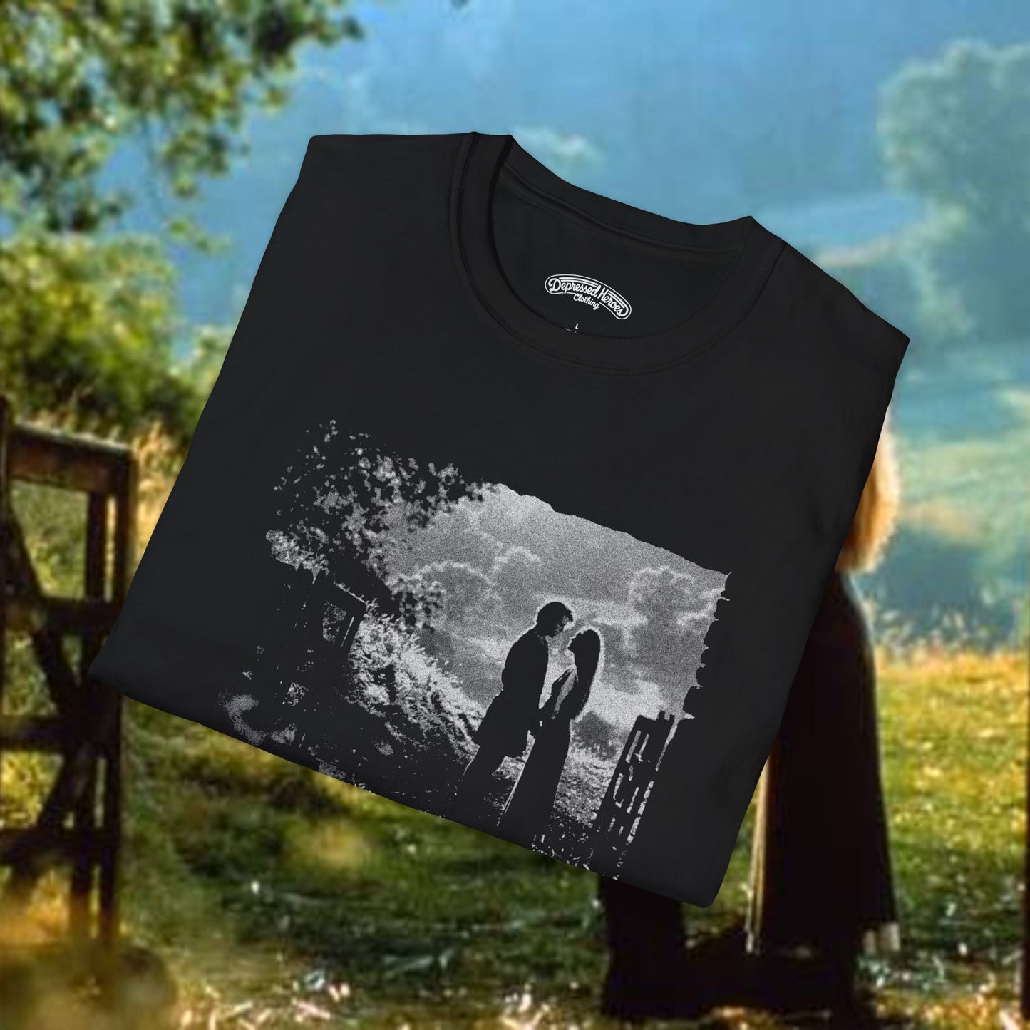 The Princess Bride Westley & Buttercup black and white t-shirt