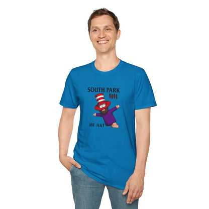 Black Flag meets South Park Mr. Hat music film mash up T-Shirt
