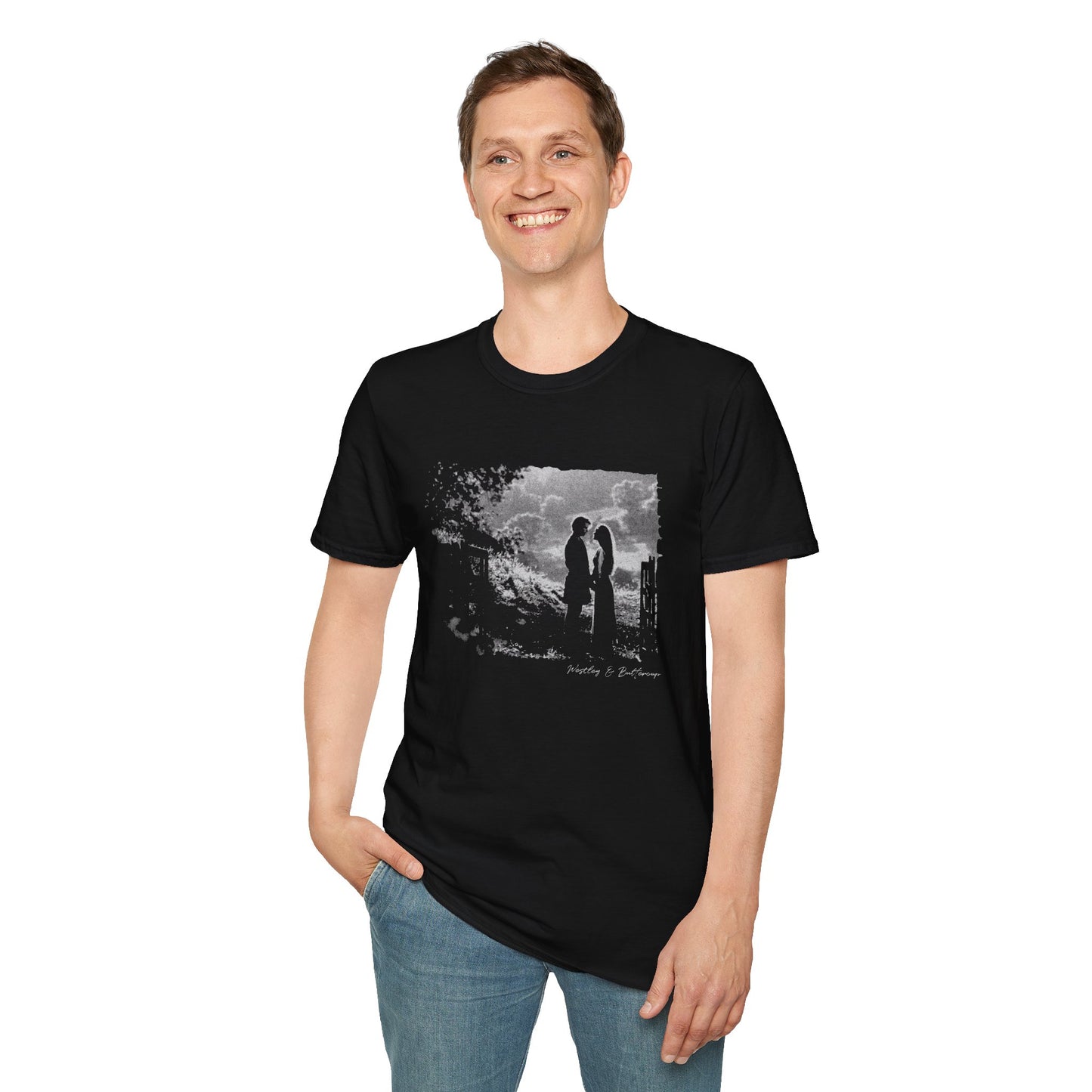 The Princess Bride Westley & Buttercup black and white t-shirt
