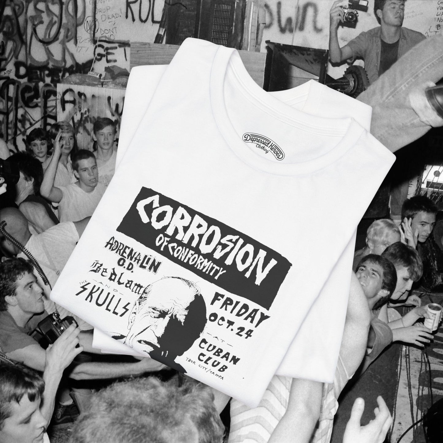 Corrosion of Conformity Adrenalin OD Bedlam flyer T-Shirt