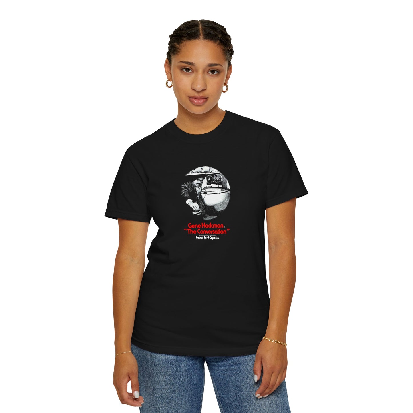 The Conversation Gene Hackman Francis Ford Coppola film t-shirt