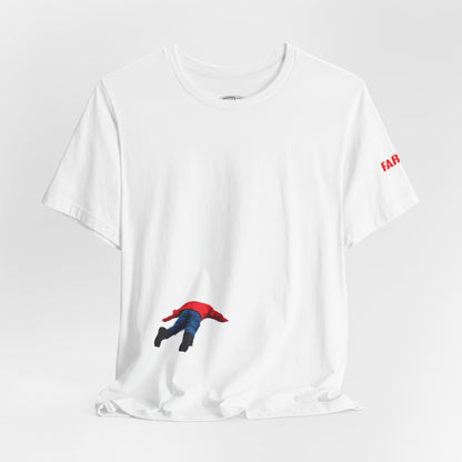 Fargo minimalist design, with title on sleeve  t-shirt
