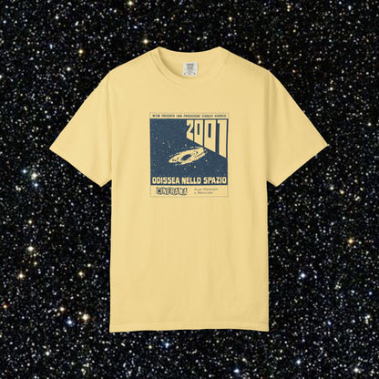 2001: A Space Odyssey Poster T-Shirt | Vintage 1968 Italian Film Art