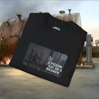 A Pigeon Sat on a Branch Reflecting on Existence Roy Andersson T-Shirt
