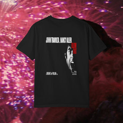 Blow Out Brin DePalma John Travolta double sided T-Shirt