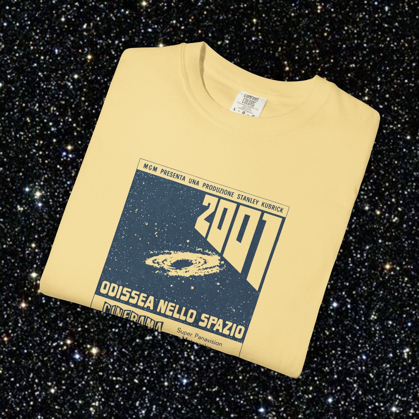 2001: A Space Odyssey Poster T-Shirt | Vintage 1968 Italian Film Art