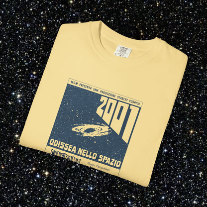 2001: A Space Odyssey Poster T-Shirt | Vintage 1968 Italian Film Art