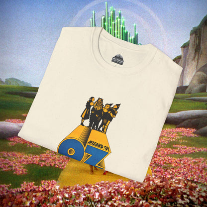 Wizard of Oz Characters Retro Logo T-Shirt | Dorothy Scarecrow Tin Man Lion