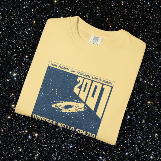 2001: A Space Odyssey Poster T-Shirt | Vintage 1968 Italian Film Art