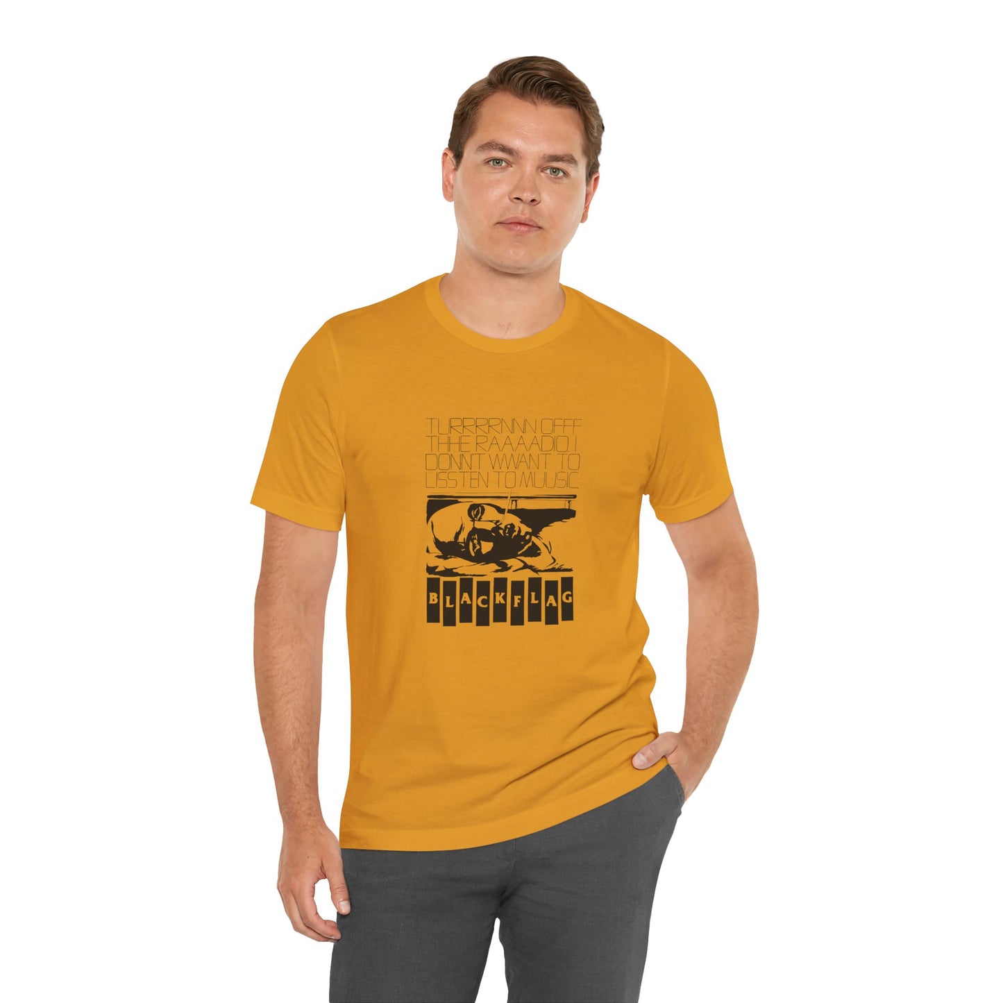 Black Flag Turn off the Radio...vintage style t-shirt