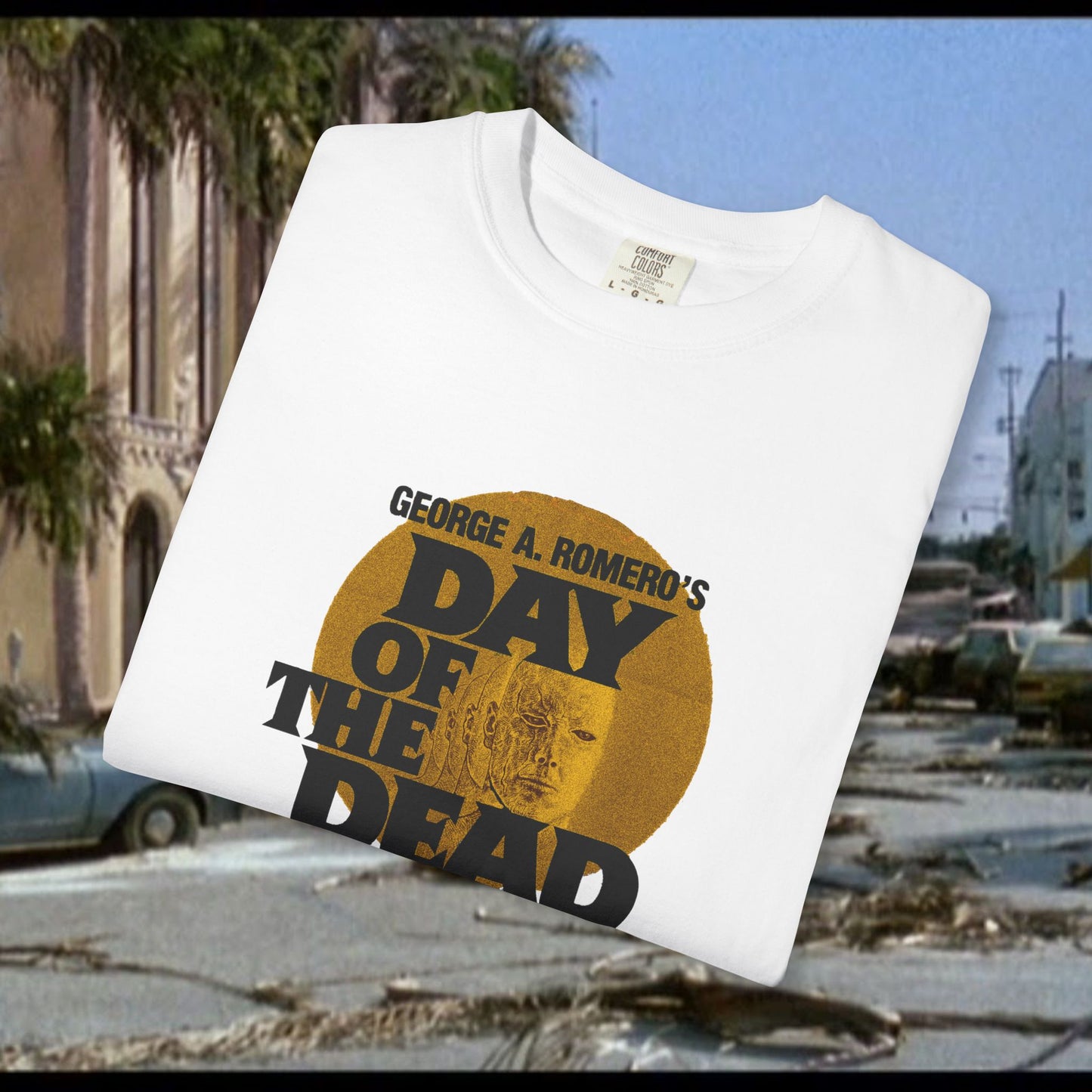 Day of the Dead Graphic T-Shirt — Vintage Horror Movie Design