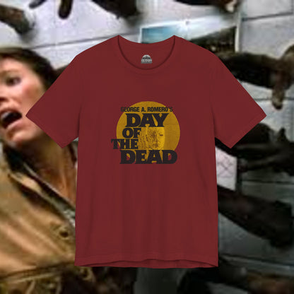 Day of the Dead T-Shirt George Romero Bub Sarah Horror Movie Tee gray & cardinal