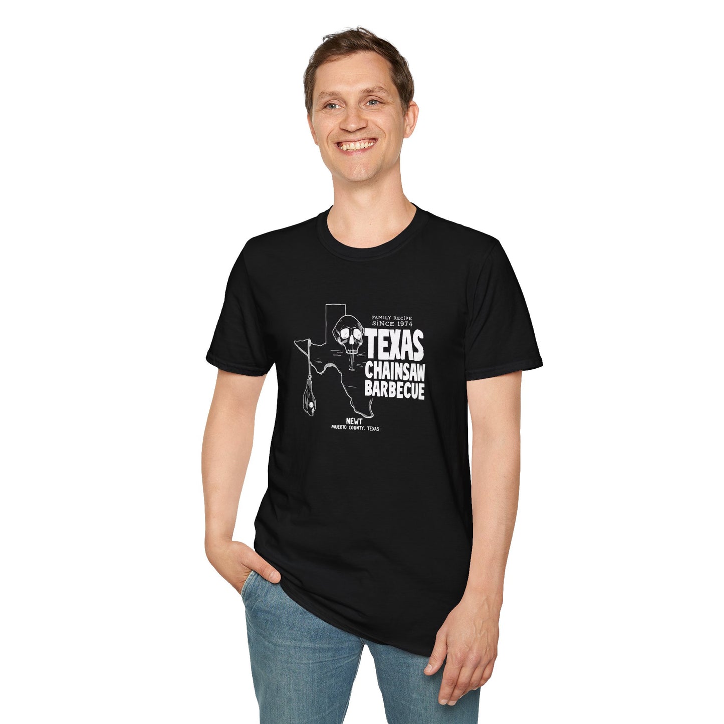 Texas Chainsaw Barbecue - Family Recipes Since 1974 Tee - Black