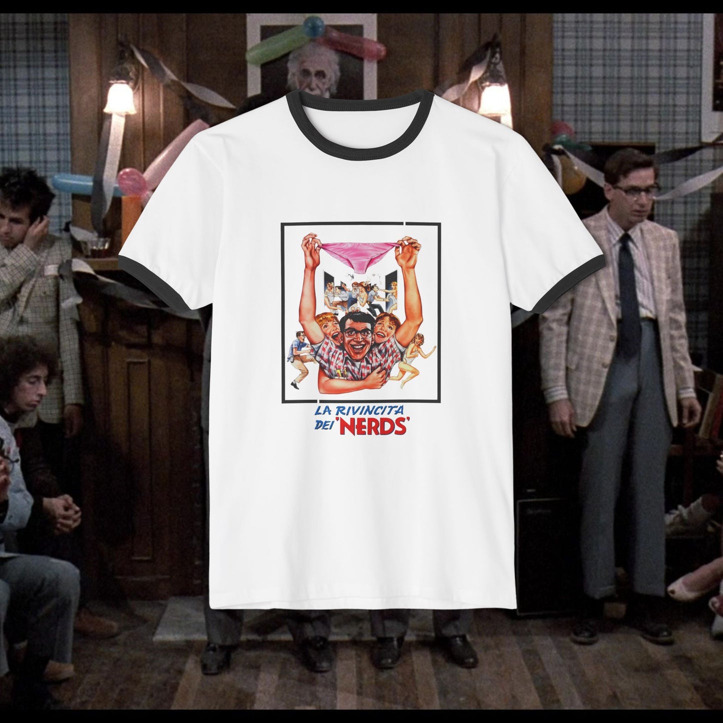 Revenge of the Nerds original italian movie poster ringer T-Shirt