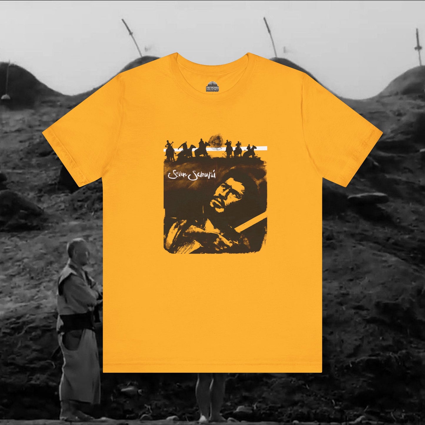 Seven Samurai T-Shirt - Akira Kurosawa Classic Film Tee - Japanese Cinema Cult Movie Merchandise